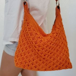 Orange Boho Bag